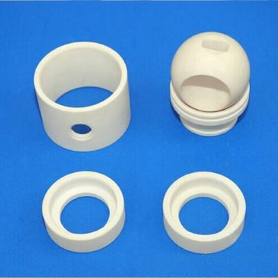 Industrial  Zirconia Ceramic Parts , Ceramic Ball Valve Low Wear Loss For Pump