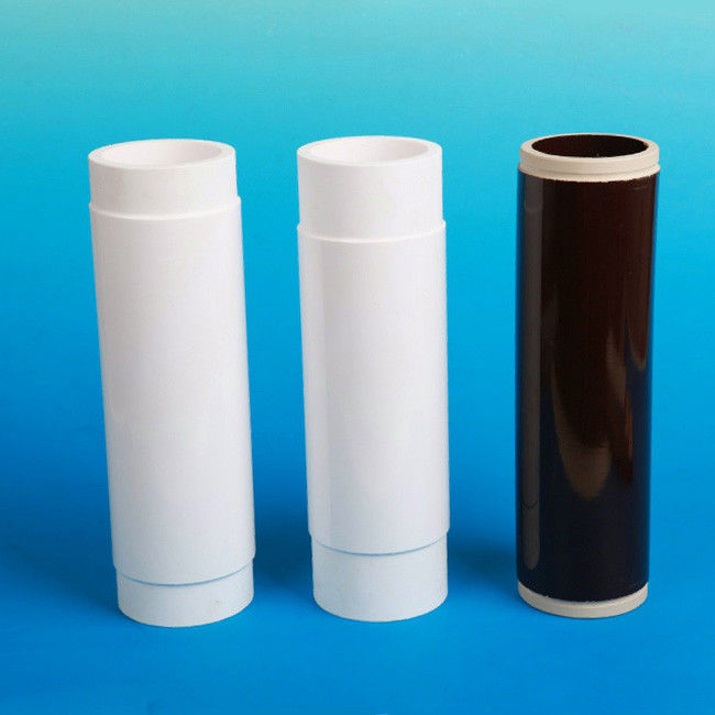 Dielectric Porcelain Tube Insulator , High Temperature Ceramic Tube Air Tight
