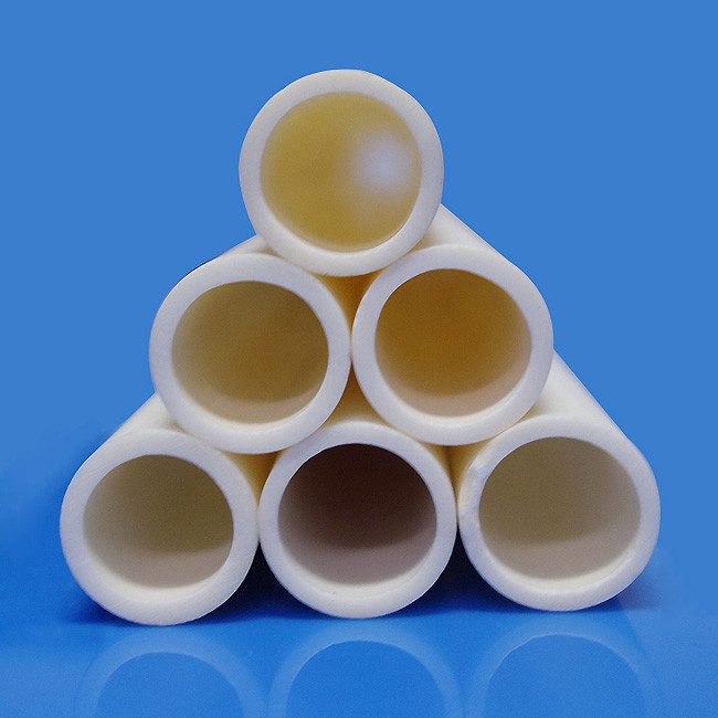 Polished Surface Treatment Ceramic Insulator Tube Metallized For Furnace