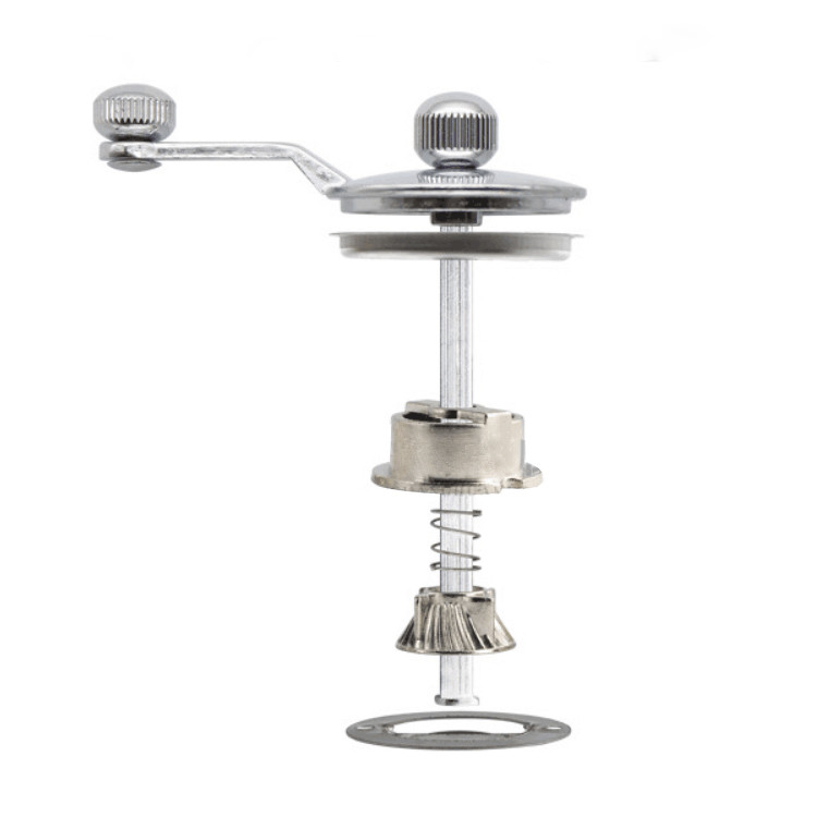 Crank Handle Ceramic Pepper Mill Mechanism Zinc Alloy Rust Proof Long