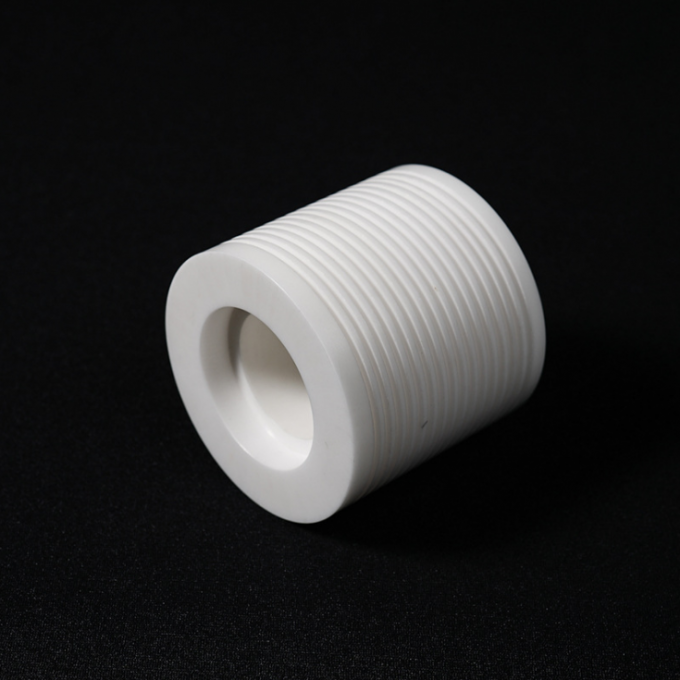 Dry Pressed Alumina Internal Threaded Ceramic Tube