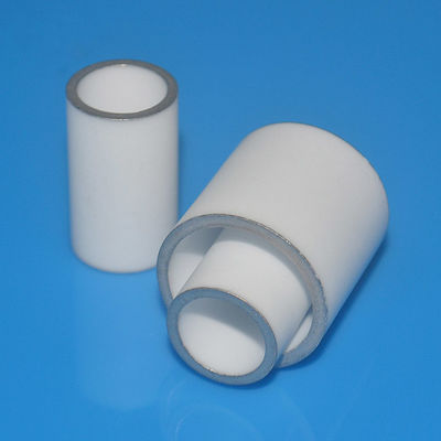 High Bonding Strength  Metallized Ceramic Tube , Ceramic Feedthrough Insulator