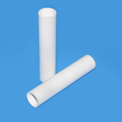 Long Ceramic Alumina Tube Sleeve Superior Straightness Stable Volatilization