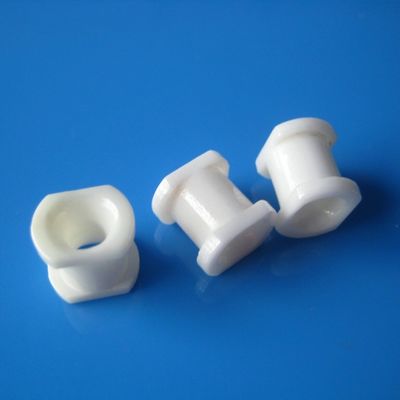 Zirconia ZrO2 Ceramic Wire Guides Double Flange Eyelets Two Side Accurate Throw