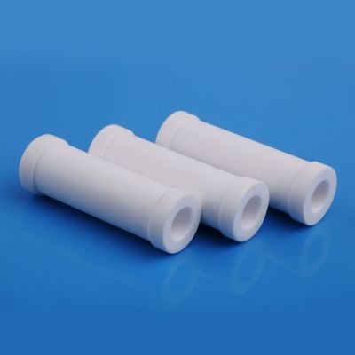 Advanced Material Ceramic Alumina Tube Pure White High Wear Resistance
