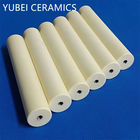 Automotive Alumina Ceramic Parts , Ivory 99% Aluminum Oxide Rod With Inner Thread
