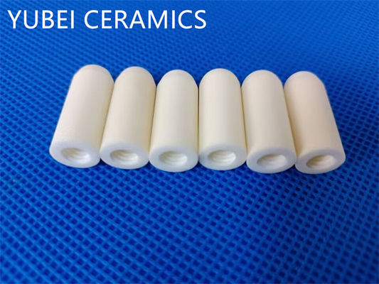 Machining Alumina Ceramic Material Custom With Inner Thread