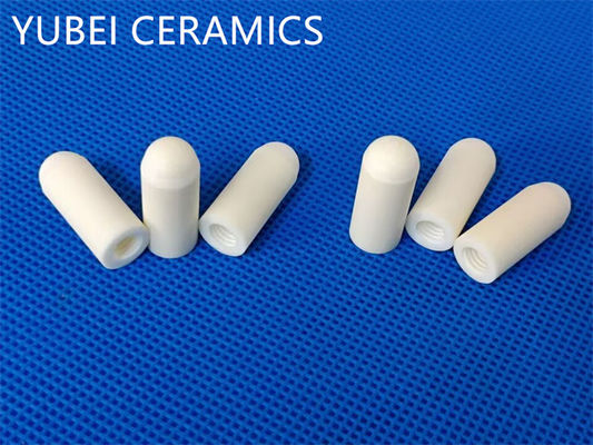 Machining Alumina Ceramic Material Custom With Inner Thread