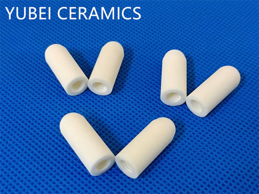 Machining Alumina Ceramic Material Custom With Inner Thread