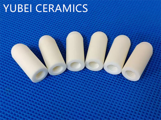 Machining Alumina Ceramic Material Custom With Inner Thread