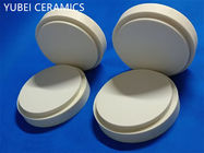 Ivory 99% Alumina Ceramic Round Plate , Alumina Ceramic Disk