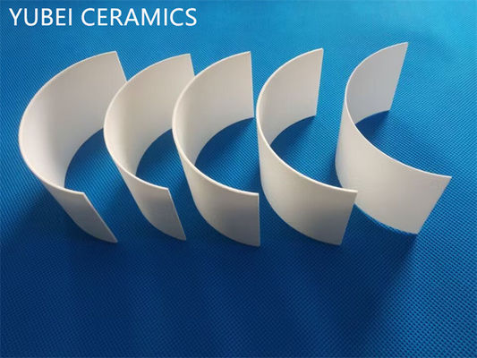 Semicircle Ceramic Insulation Tube White / Ivory Ceramic Sleeve Bushing