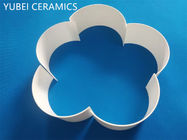 Semicircle Ceramic Insulation Tube White / Ivory Ceramic Sleeve Bushing