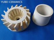 Ivory Abrasion Resistant Ceramics Pulverizer Fittings Ceramic Impeller