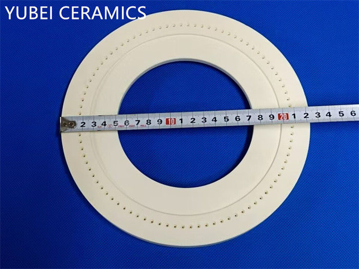 Wear Resistant Alumina Ceramic Rings Size Customized Precision Grinding Processing