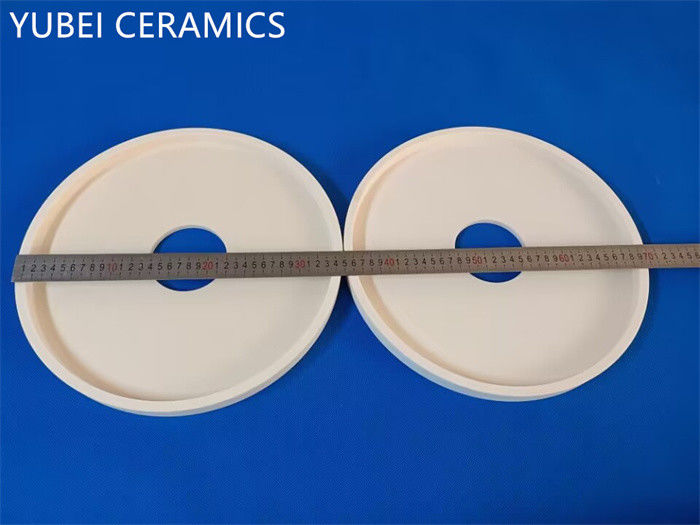 Industrial Mechanical Alumina Ceramic Rings White Wear Resistant