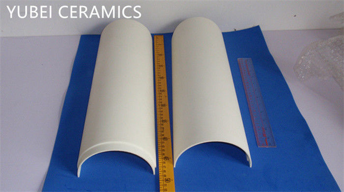 Semicircle Ceramic Insulation Tube White / Ivory Ceramic Sleeve Bushing