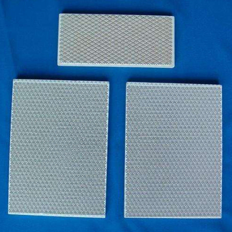 Gas Burner Ceramic Alumina Plate , Porous Ceramic Plate For Industrial
