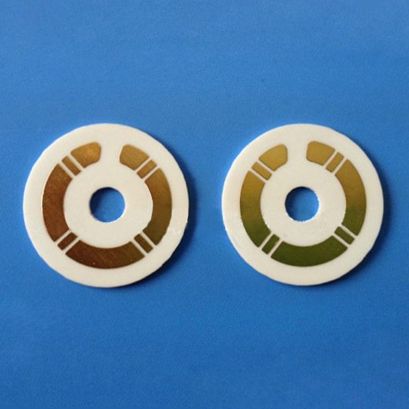 Heat Dissipation Metallized Ceramic Substrates , Ceramic Wafer Size Customized