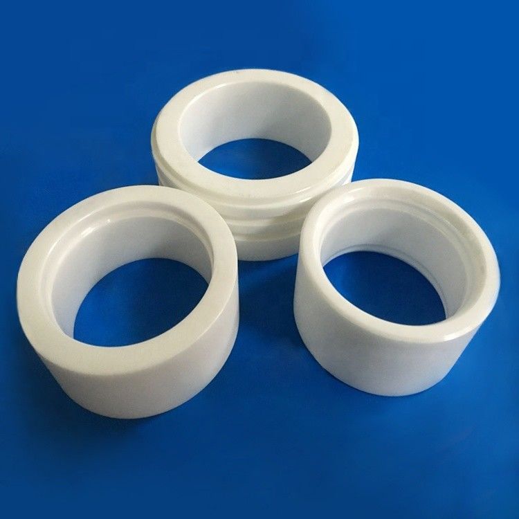 Diamond Polished Zirconia Zro2 Ceramic , Ceramic Protection Tube Dry