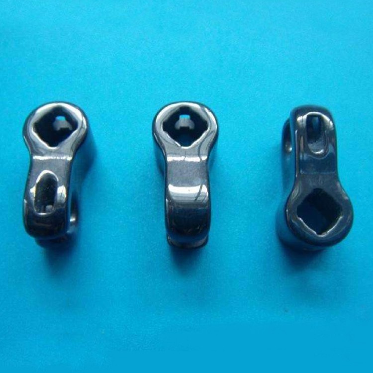 Black Dry Pressing Zirconium Oxide Ceramic Handle High Density Chemical