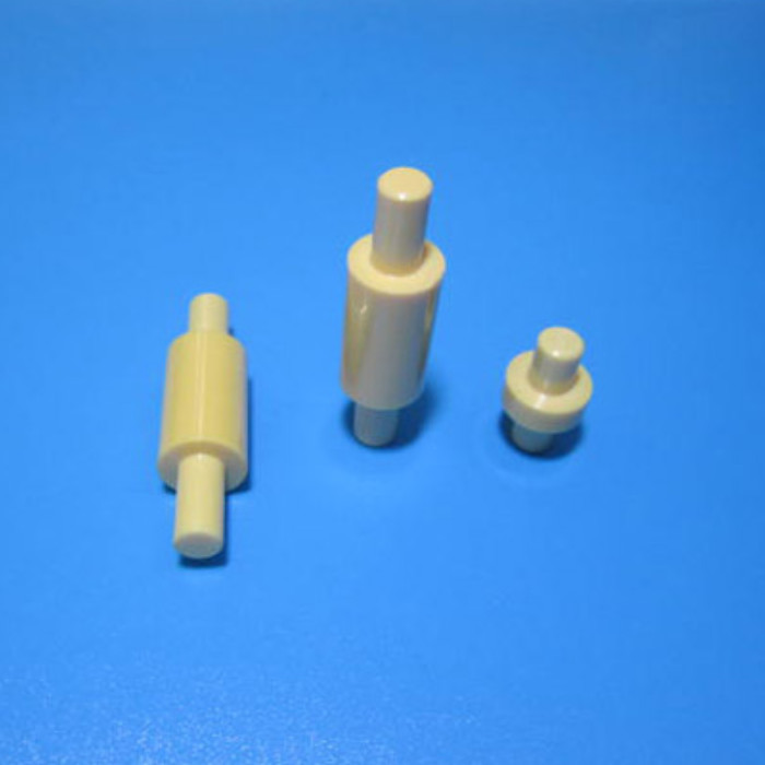 Mini Zirconia Ceramic Parts , Ceramic Impeller Shaft Low Thermal