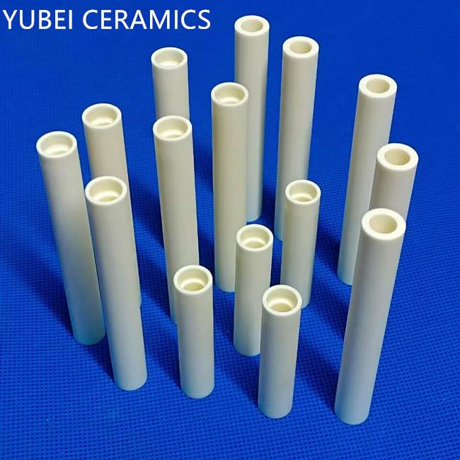 High Strength Alumina Ceramic Tubes 88HRA Temperature Resistance 1600℃