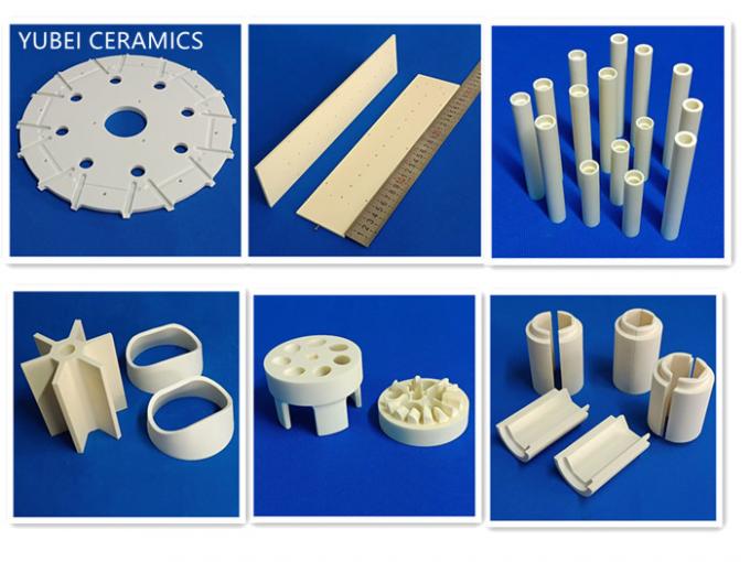 Customized Structural Industrial Ceramic Tube High Temperature Resistance